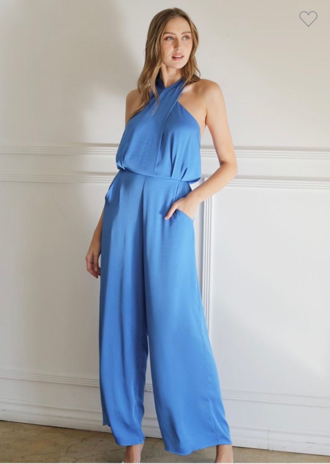 Tyche Halter Jumpsuit, Color: Black, Size: S