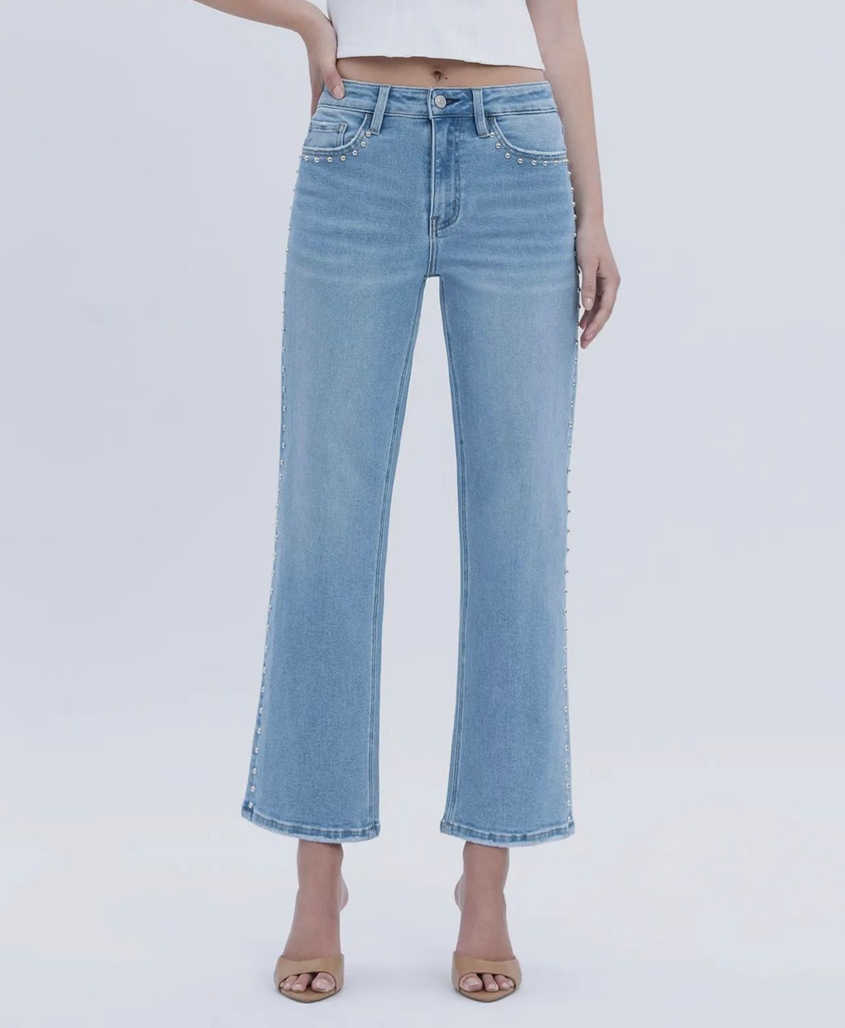 Vervet  High Rise Ankle Slim wide, Color: Honorable, Size: 24/0