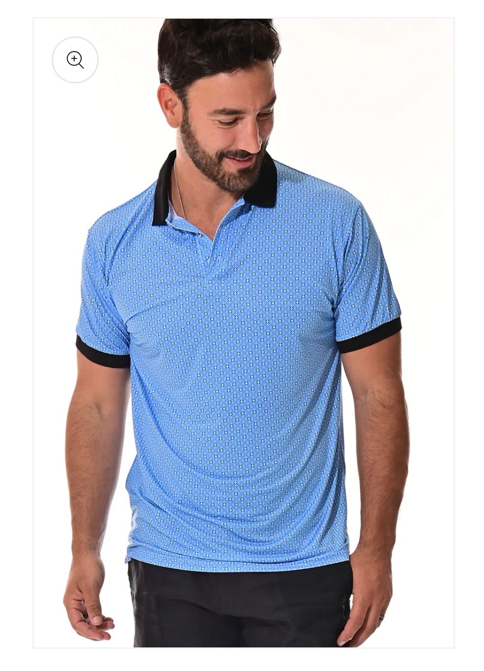 JMP Mens Polo Shirt, Color: Blue, Size: S