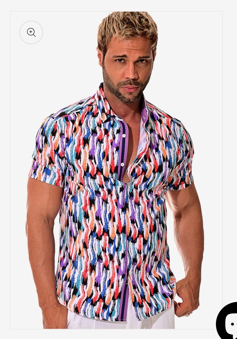 JMP Men Cotton Poly, Color: Multi, Size: S