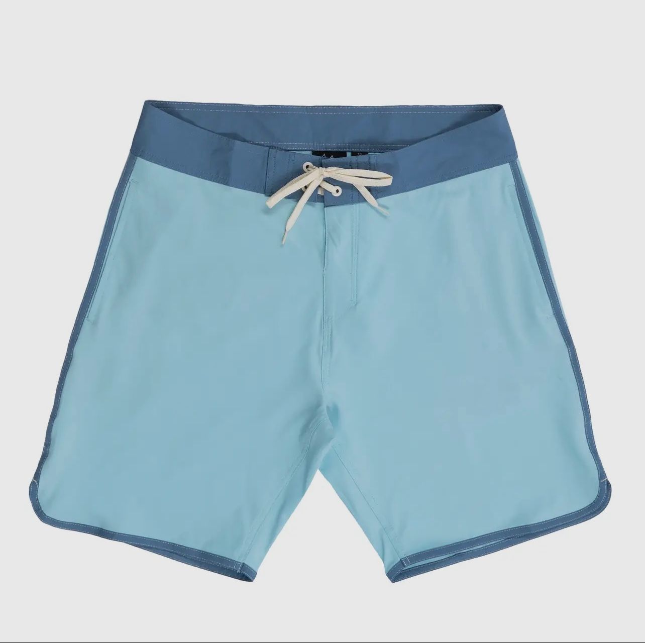 Burnside Solid Stretch Board Shorts, Color: Blue, Size: 30