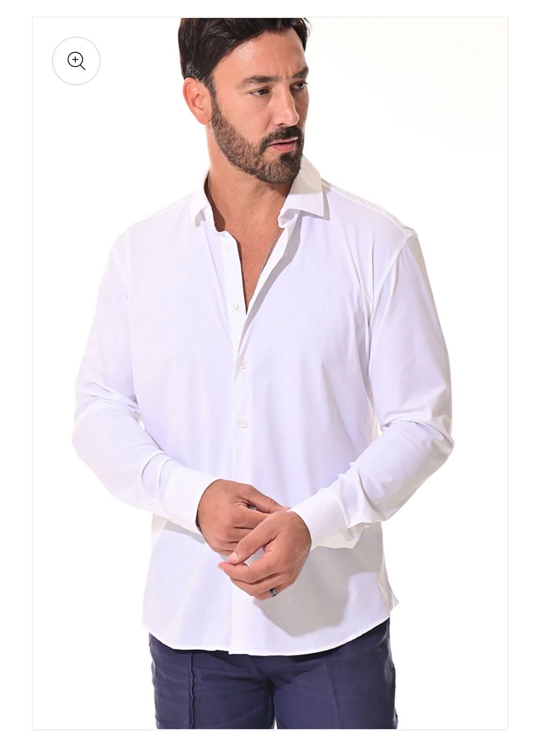 JMP Mens SS Bamboo, Color: Lt Blue, Size: S