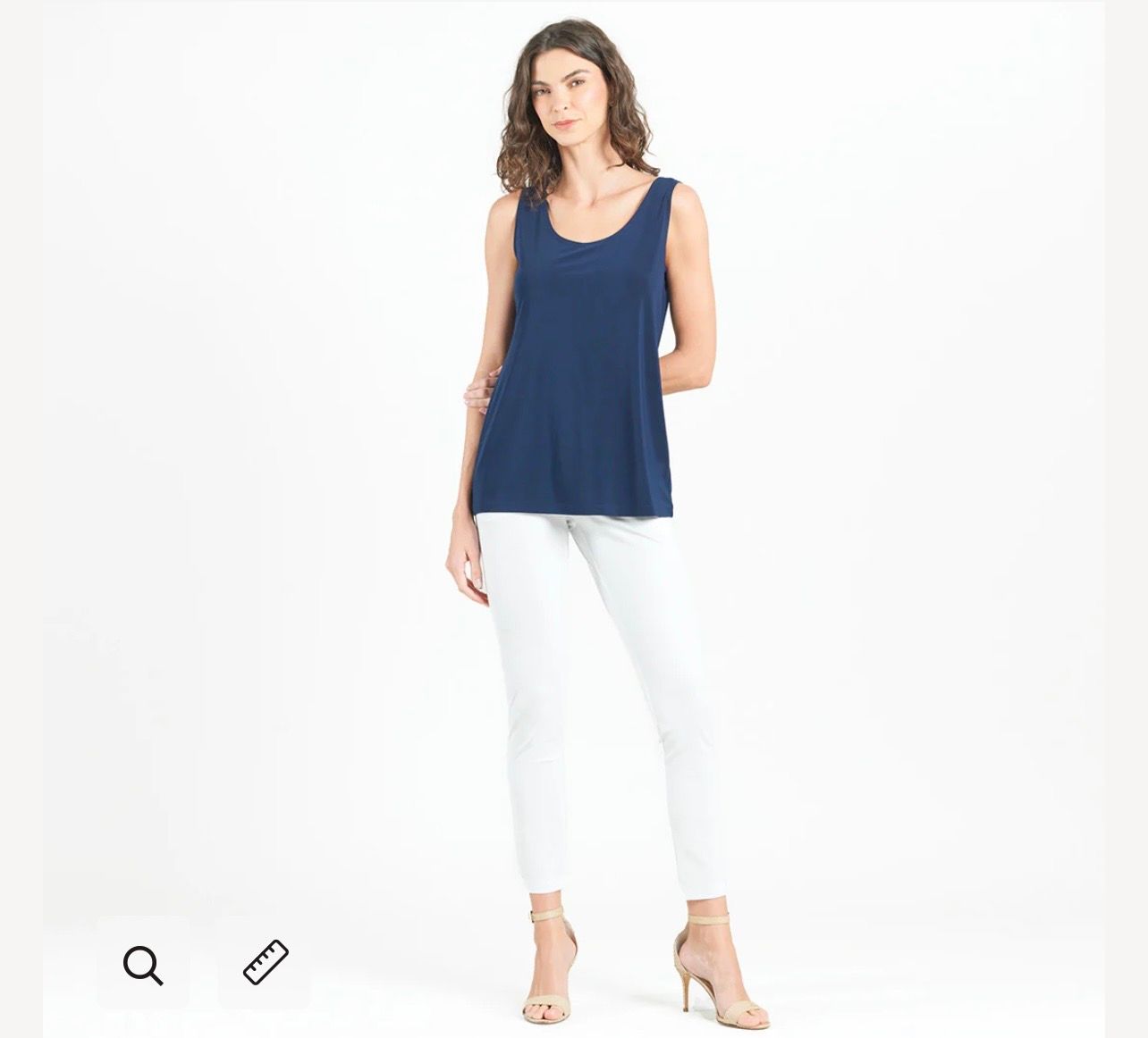 Clara Sun Woo Scoop Neck, Color: Navy, Size: XS