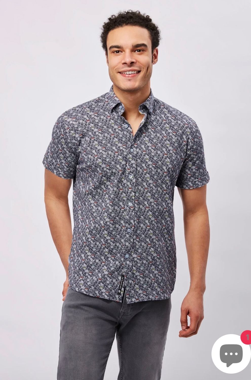 Mojito Pineapple Button Up, Color: Multi, Size: M