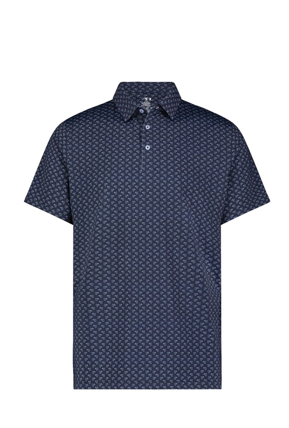 Mojito Cocktails Short Sleeve Polo, Color: Navy, Size: M