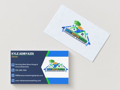 1 Concept Business Card Design (front and back)