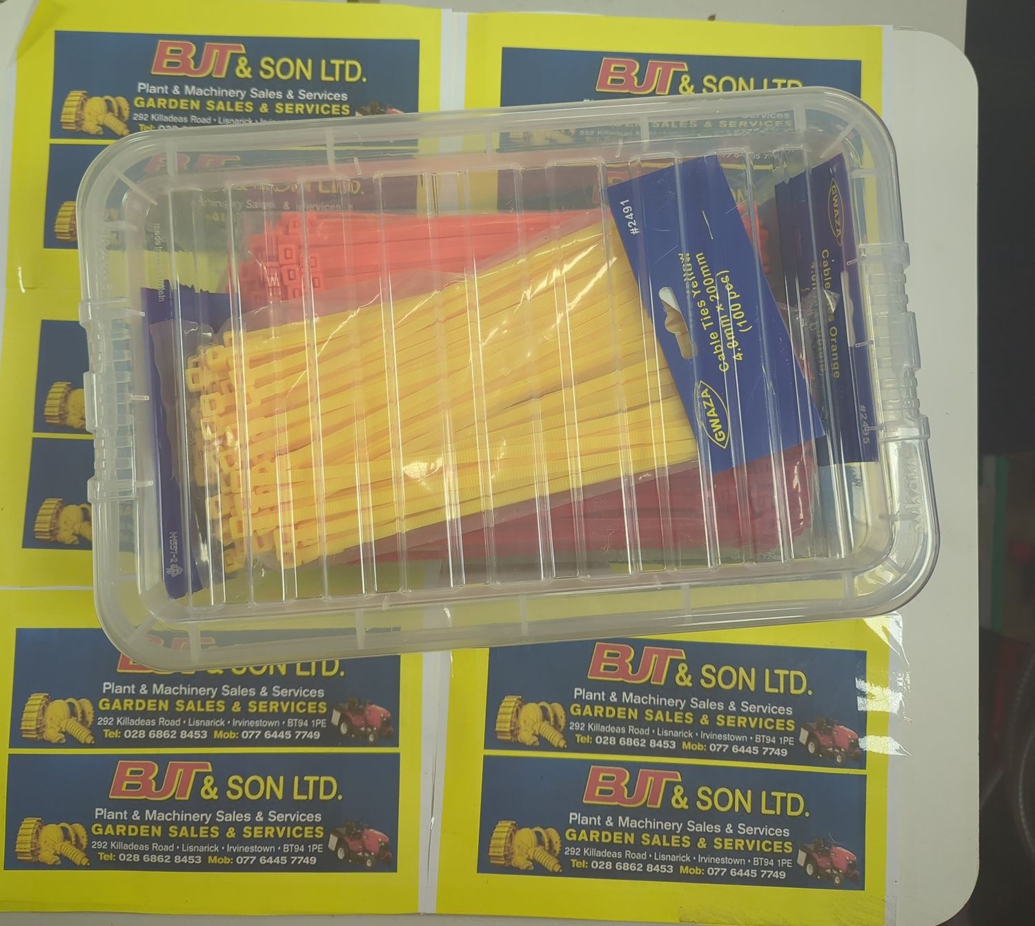 2526 CABLE TIES COLOURED PACK 4.8MMX200MM 600PCS