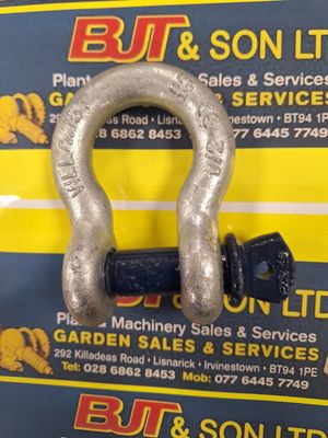 BOW SHACKLE 4.75 TON SCREW PIN  3/4"