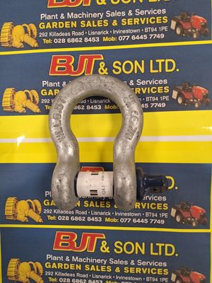 BOW SHACKLE 6.5 TON SCREW PIN