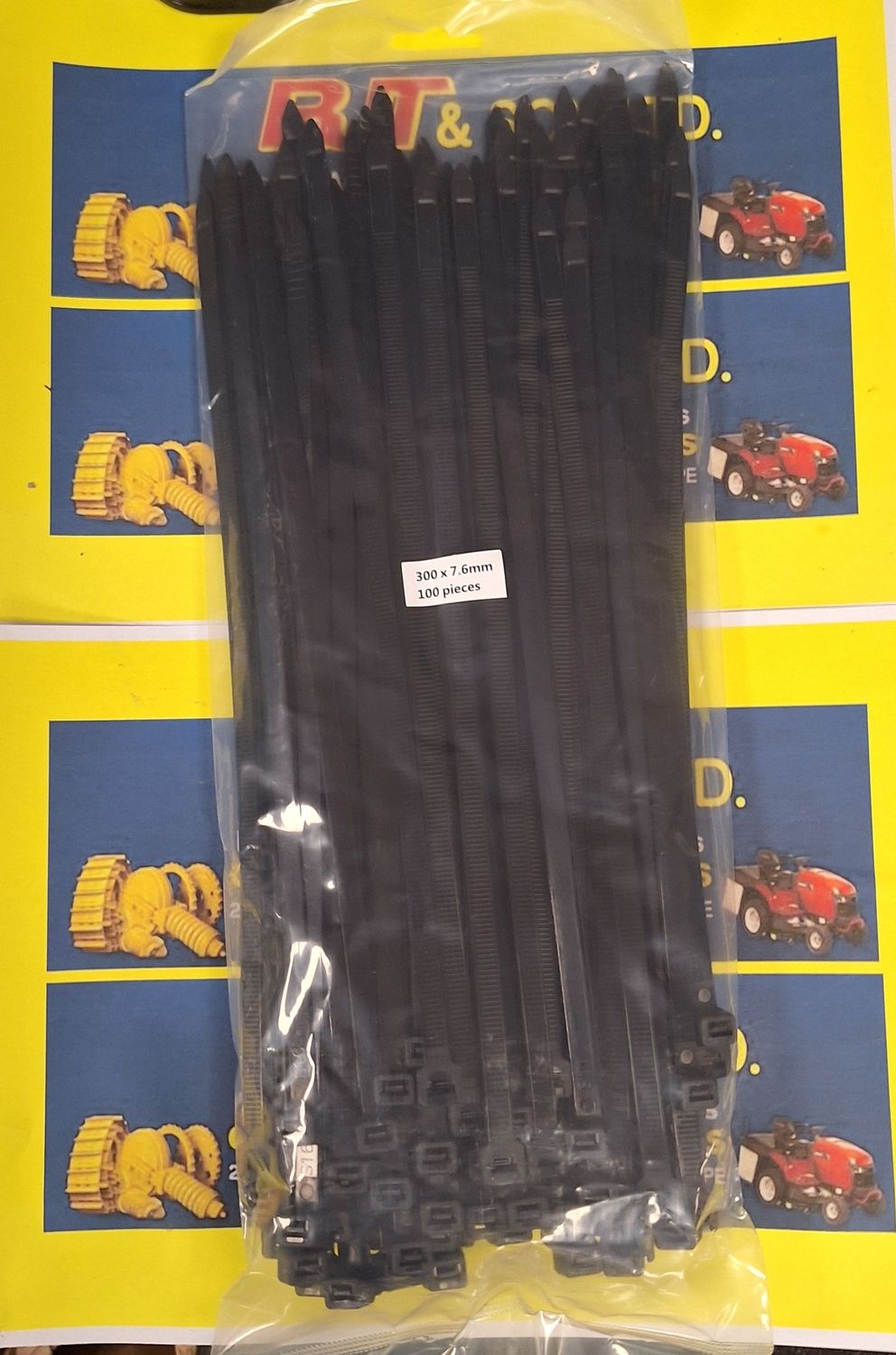 CT30076 CABLE TIE PACK 300 X 7.6MM