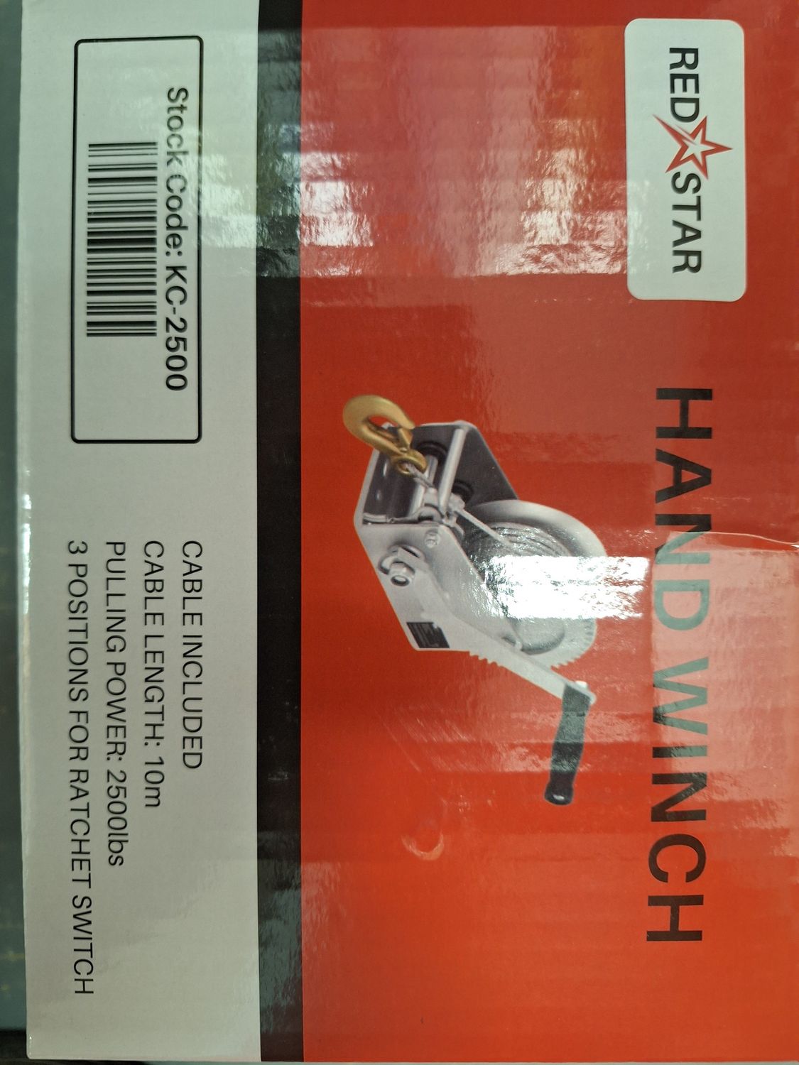 KC2500 HAND WINCH 20M