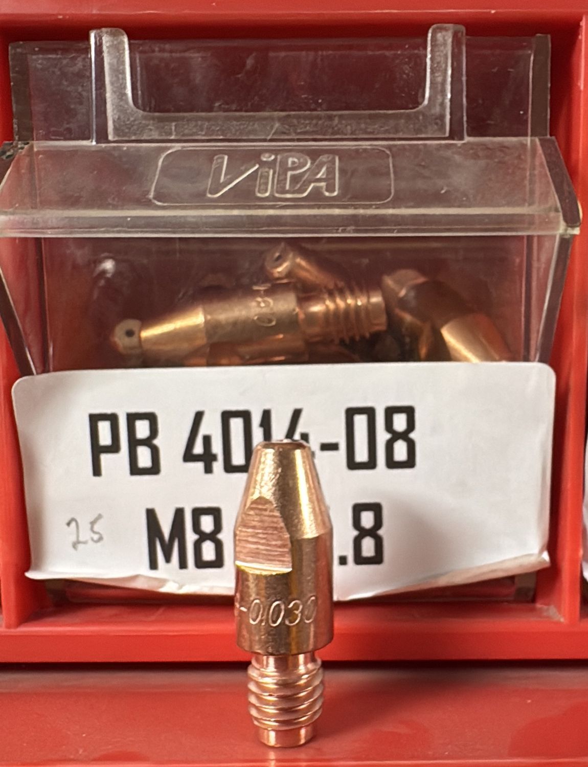 WELDING CONTACT TIPS M8 X 30MM