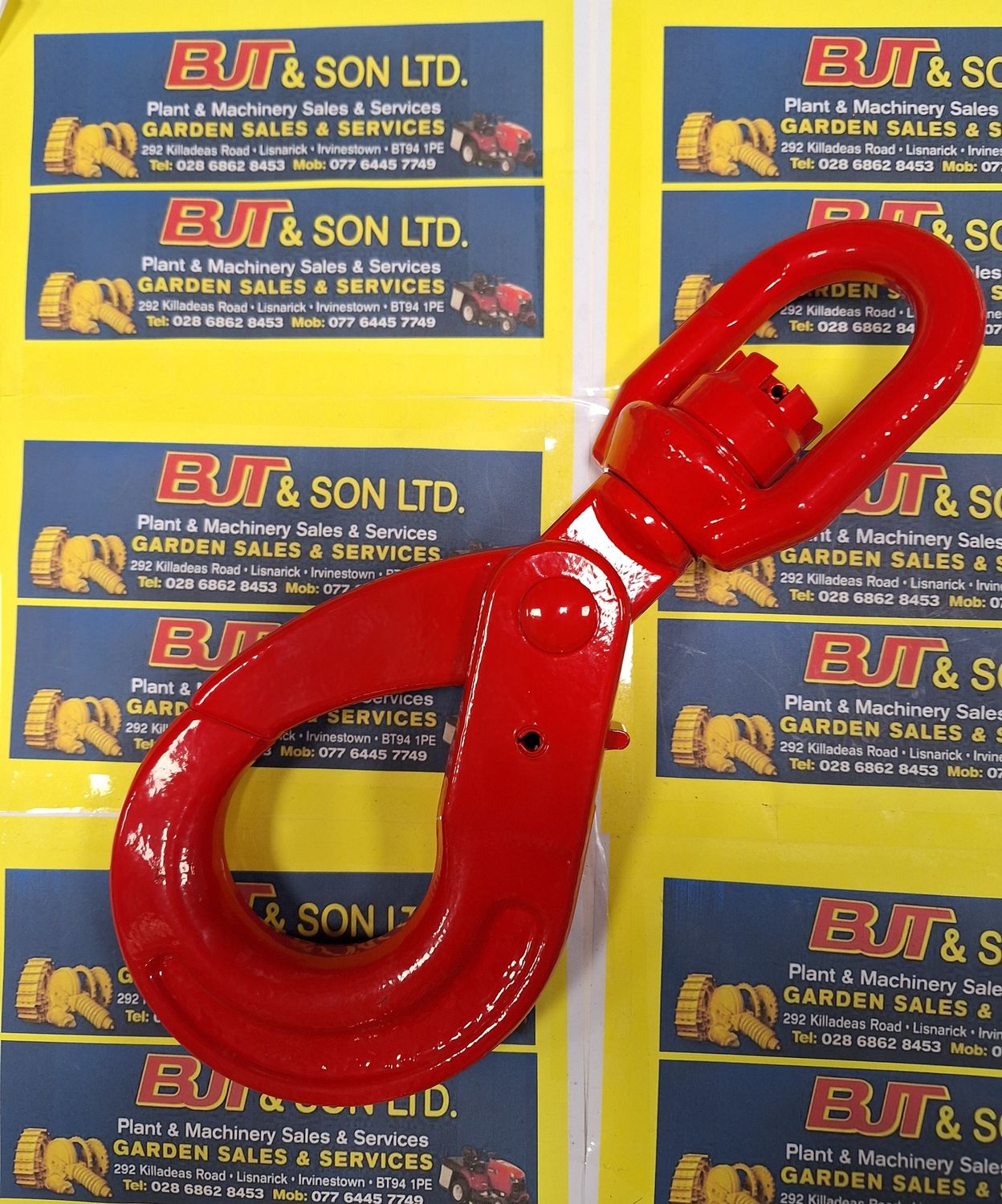 13MM GRADE 80 SWIVEL SELF LOCKING  HOOK