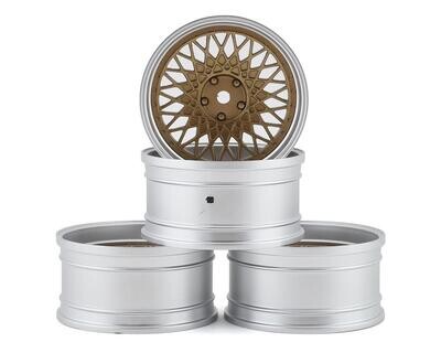 MST 501 Wheel Set (Gold) (4) (Offset Changeable) w/12mm Hex