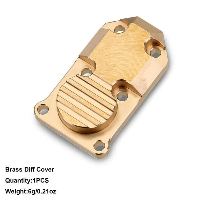 INJORA Brass Diff Cover for Axial SCX24