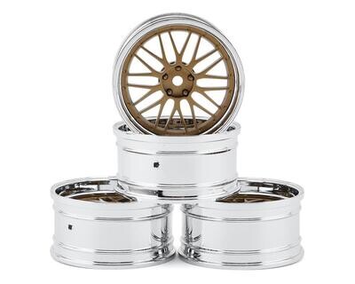 MST S-GD LM 21 Wheel Set (Gold) (4) (Offset Changeable) w/12mm Hex