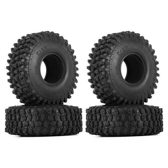 INJORA 4PCS 1.9&quot; 120*42mm All Terrain Tires  (Hyrax Clone)