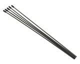 ProTek RC Antenna Tube w/Caps (Black) (5)