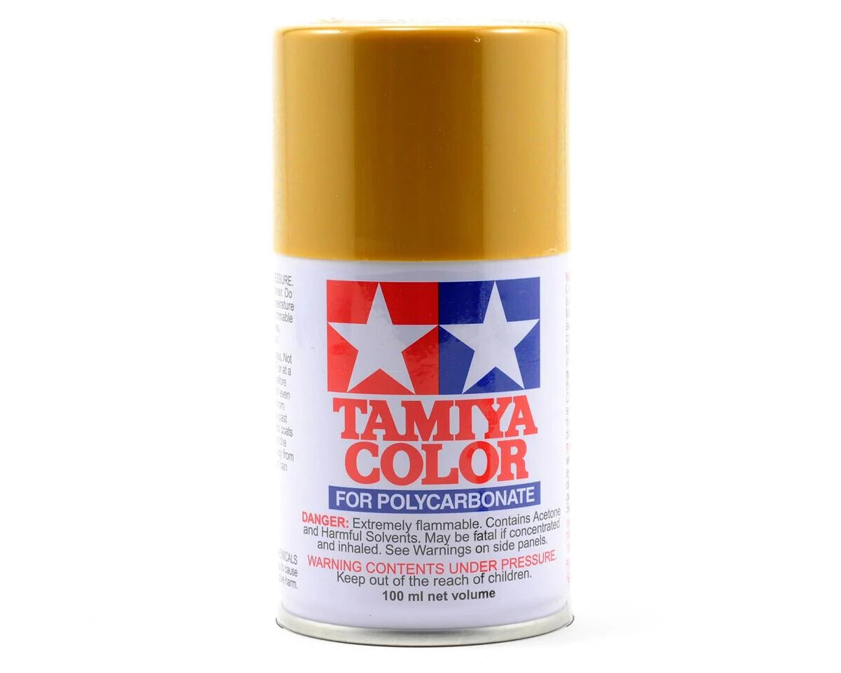 Tamiya PS-56 Mustard Yellow Lexan Spray Paint (100ml)