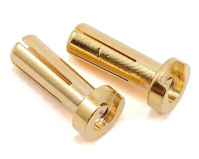 TQ Wire 4mm Low Profile Male Bullet Connectors (Gold) (14mm) (2) (H4)