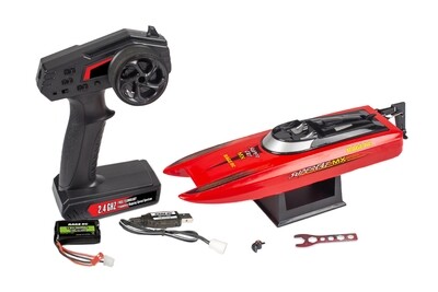 RAGE RC SuperCat MX Electric Micro RTR Boat, Red