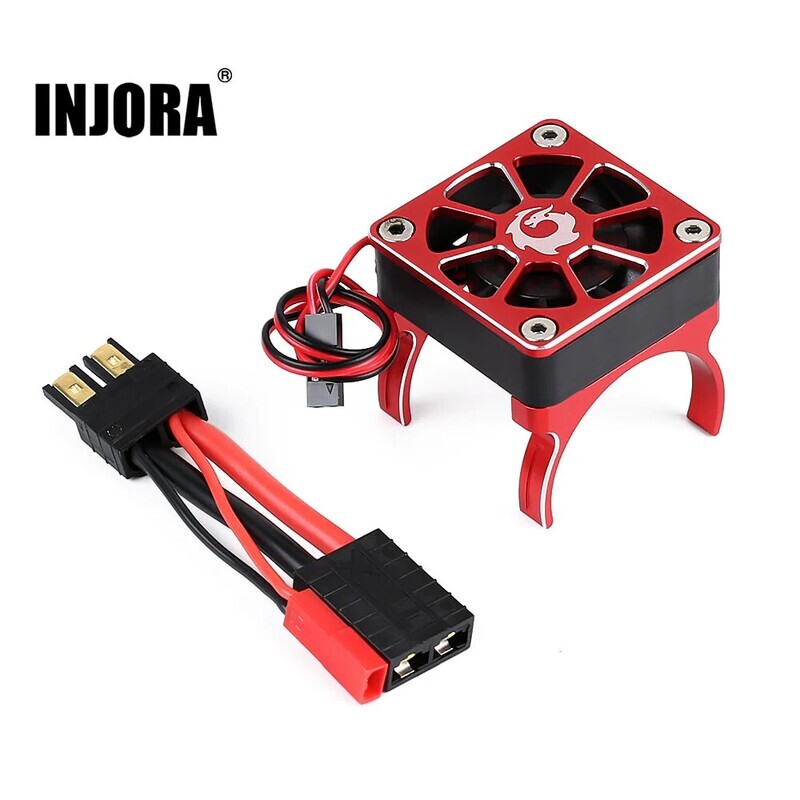 INJORA 540 550 Motor Radiator TRX Plug Cooling Fan