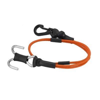 INJORA 270mm Elastic Rescue Rope With Hooks For 1/18 1/24 (Orange)