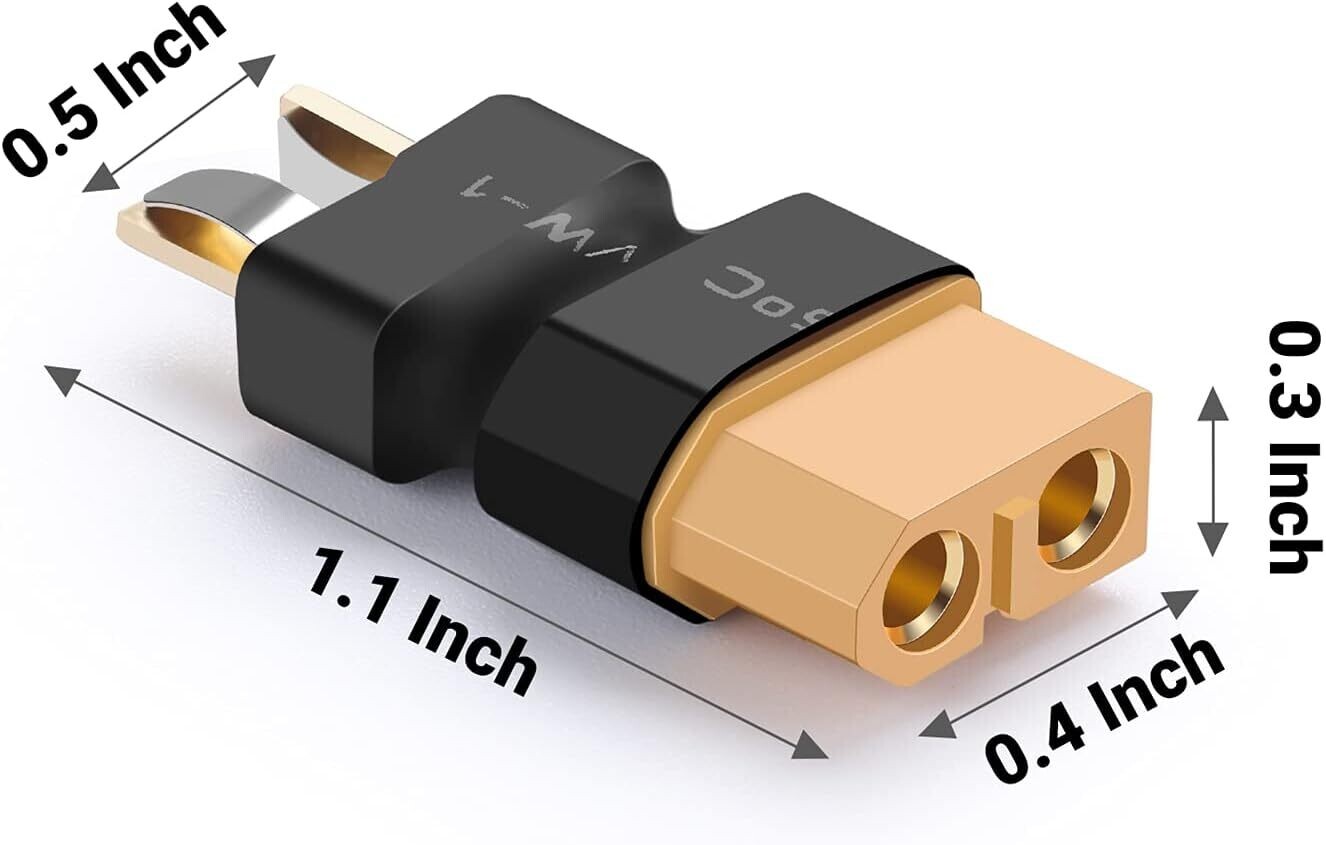 ESC Adapter plug T Male to XT60 Female