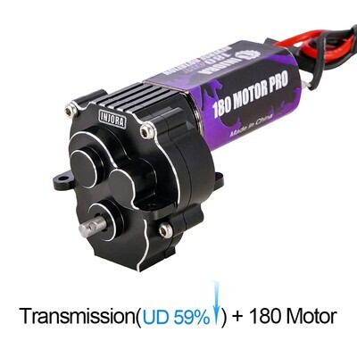 INJORA Complete Transmission + 180 Brushed Motor For 1/18 TRX4M 59% UD