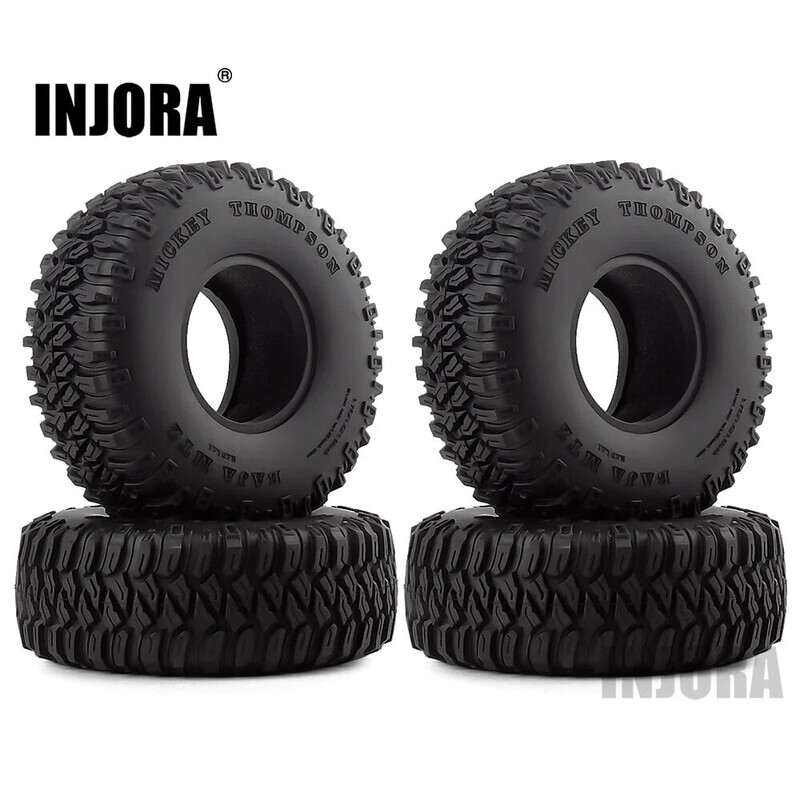 INJORA 4PCS 1.55&quot; 90*35mm Mickey Thompson for UTB18