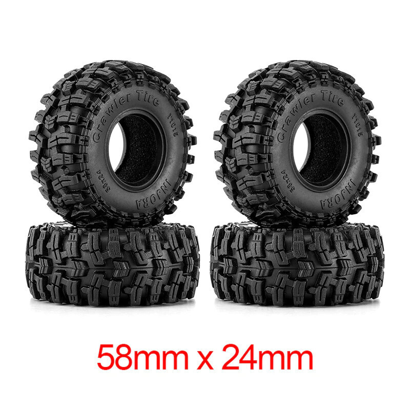 INJORA Swamp Stomper 1.0&quot; Tires (4) (58*24mm)