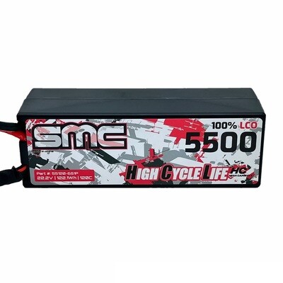 SMC Racing 6S 22.2V 5500mAh 120C Hardcase (SC5)