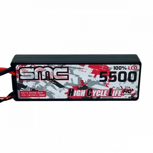SMC Racing 3S 11.1V 5500mAh 120C Hardcase (Traxxas Connector)
