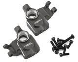 Treal Hobby Axial UTB18 Aluminum Front Steering Knuckles (Titanium)