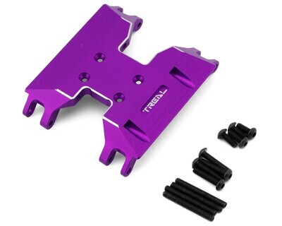 Treal Hobby Axial UTB18 Aluminum Chassis Skid Plate (Purple)