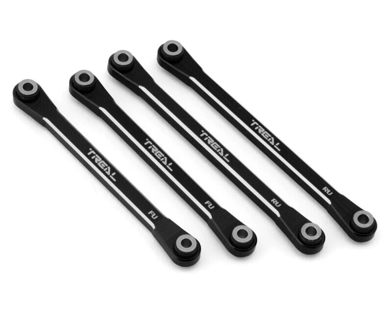 Treal Hobby Axial UTB18 Aluminum Upper Chassis 4-Link Upgrade Set (Black)