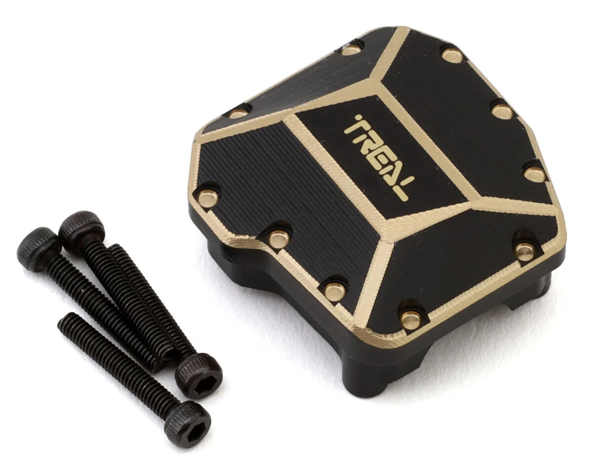 Treal Hobby Axial SCX10 III Brass Differential Cover (51g) (Portal Axle)