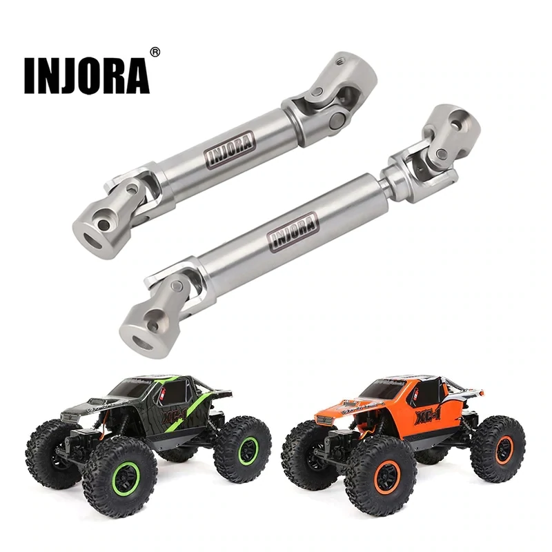 INJORA Stainless Steel Drive Shafts For 1/24 Axial AX24