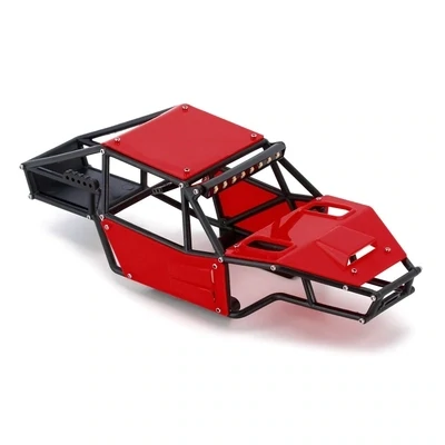 INJORA Rock Tarantula Nylon Buggy Body Chassis Kit for 1/18 TRX4M, Red