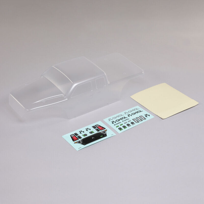 Axial Body Shell for 1/10 SCX10 PRO, Clear