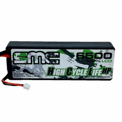 SMC Racing 2S 7.4V 6500mAh 150C Hardcase (T-Plug)