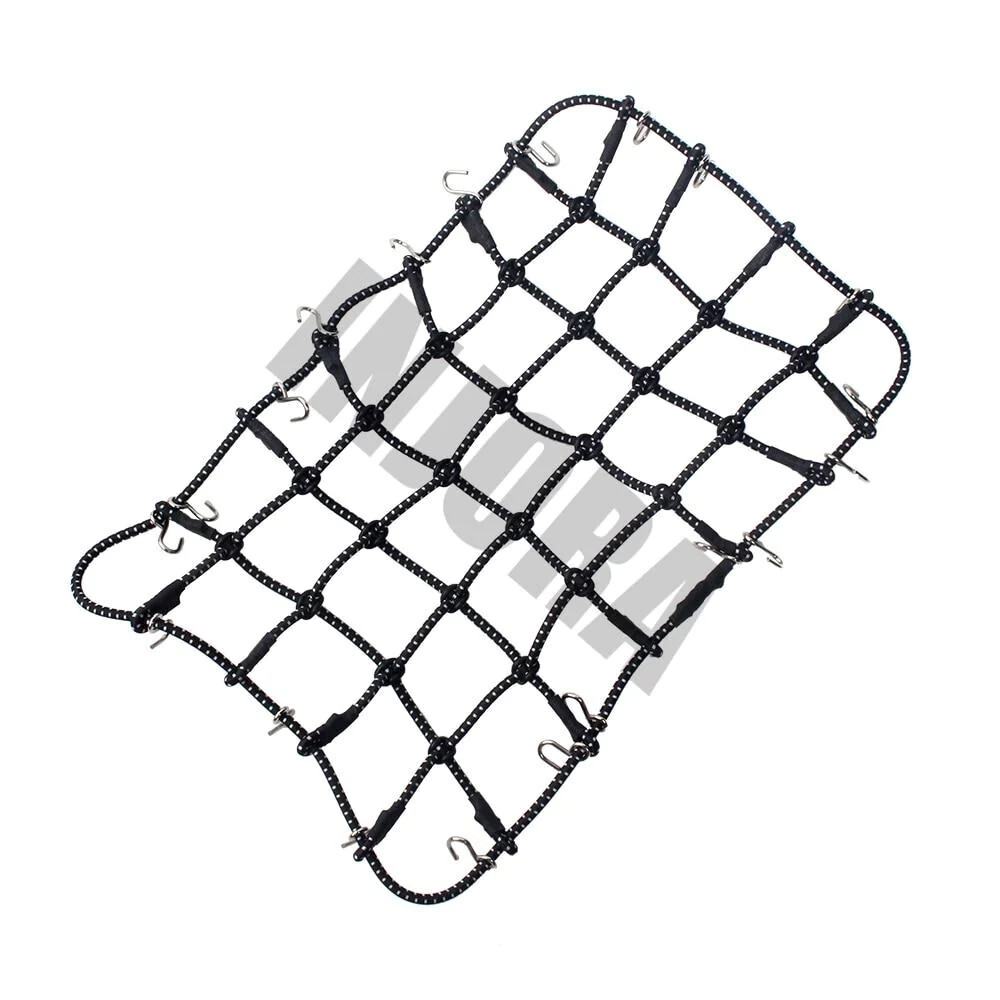 INJORA 1PCS Elastic Luggage Net For 1/10 (Black/White)
