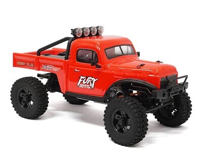 1/18 Furitek FX118 Fury Wagon RTD Brushless Rock Crawler (Red)