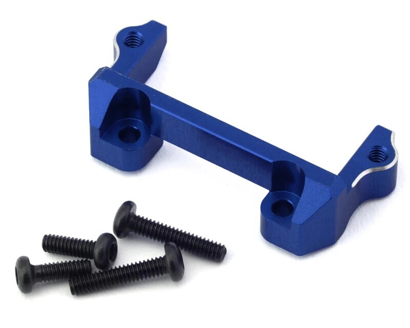 Treal Hobby FCX24 Aluminum Steering Servo Mount (Blue)