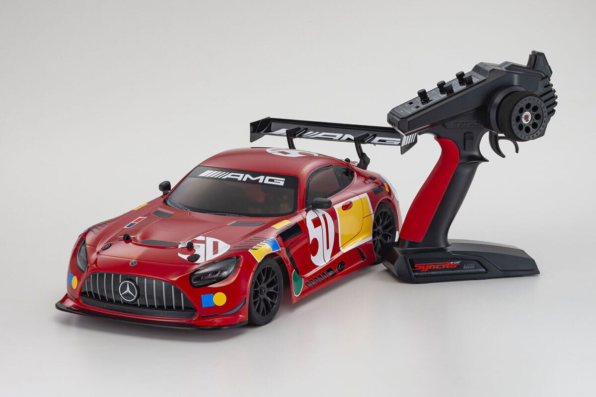 Kyosho Fazer Mk2 FZ02 2020 Mercedes AMG GT3 &quot;50 Year Legend of Spa&quot; RTR (Red)