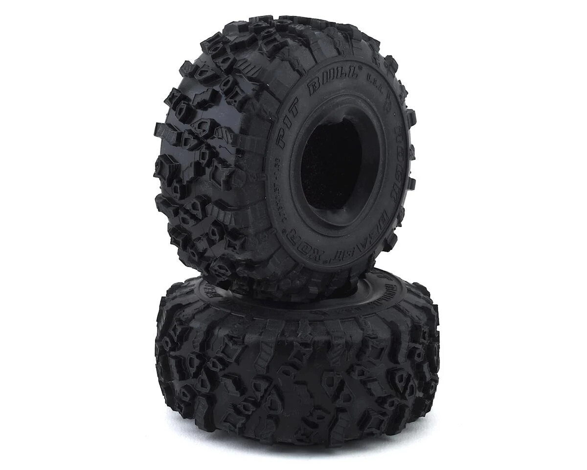 Pit Bull Tires Rock Beast XOR 1.55&quot; Scale Rock Crawler Tires w/Foams (2) (Alien)