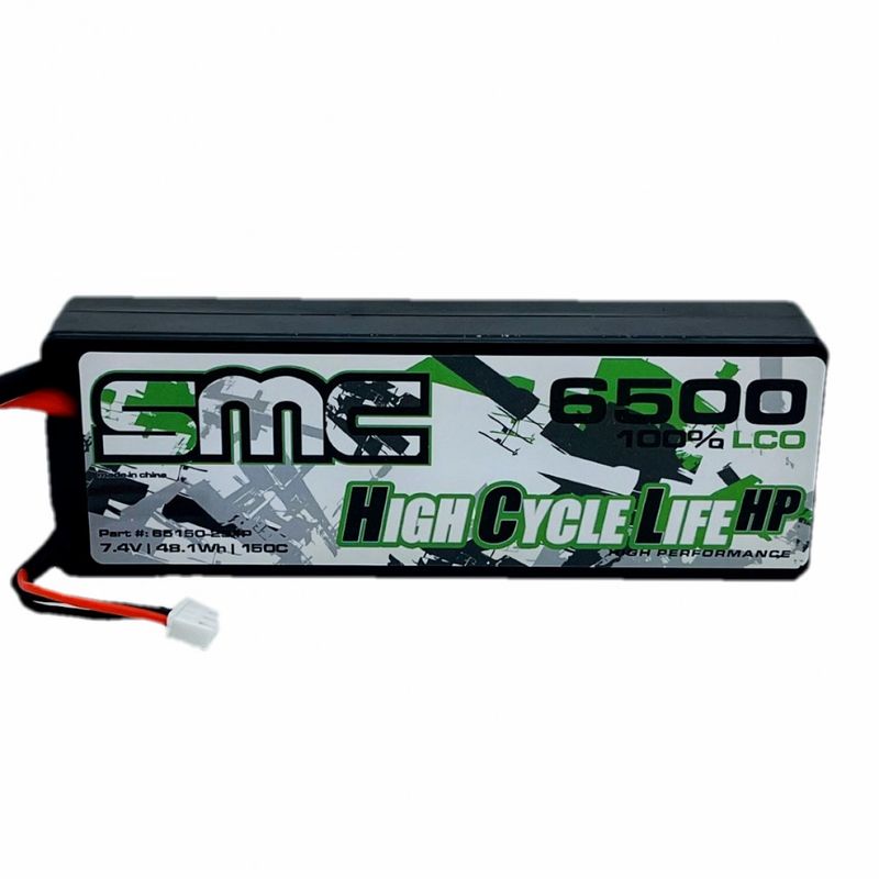 SMC HCL-HP 2S 7.4V 6500mAh 150C Hardcase (fits Traxass Connector)