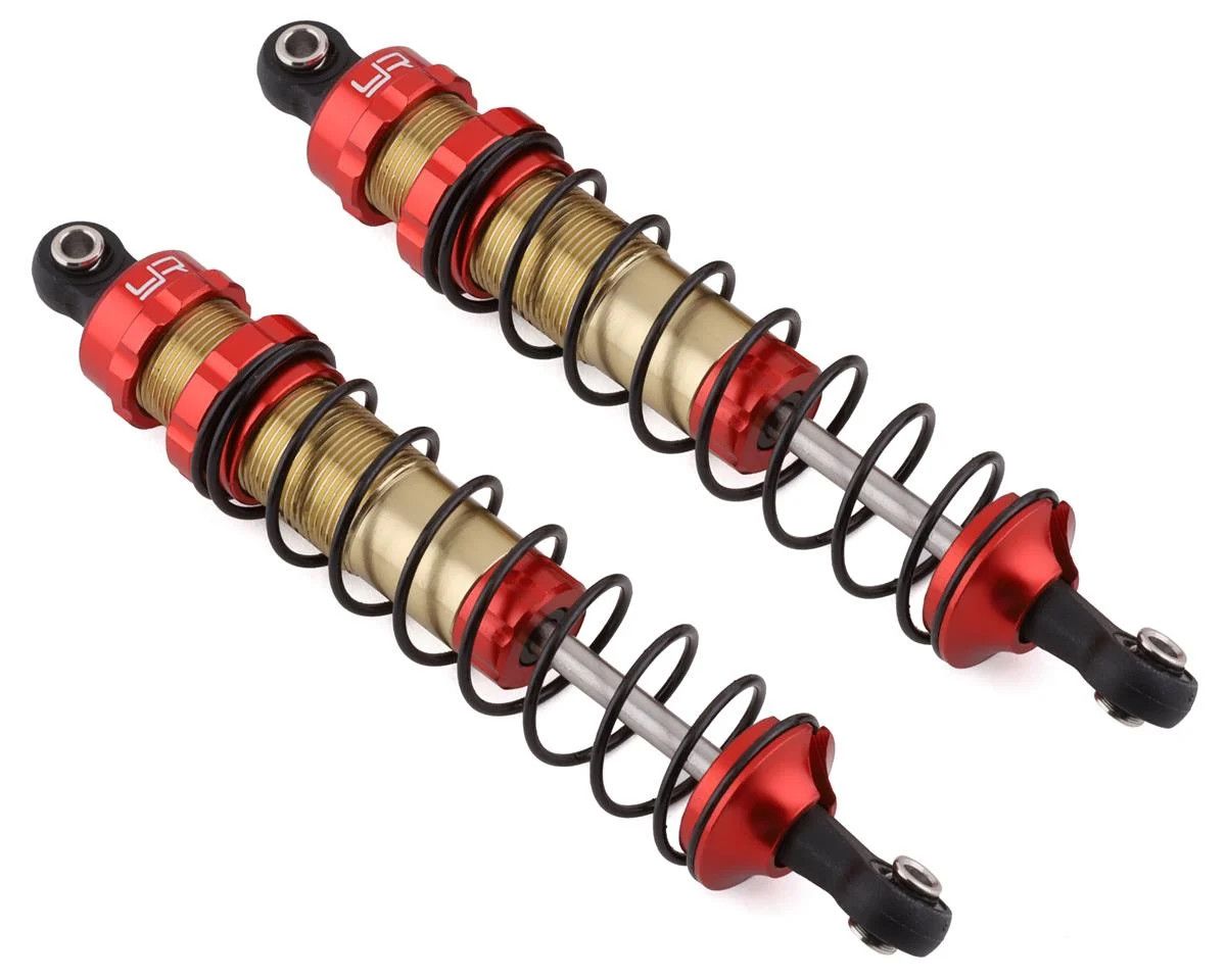 Yeah Racing (for Traxass) Slash/Stampede/Bandit Aluminum Big Bore Shocks (Red) (2)