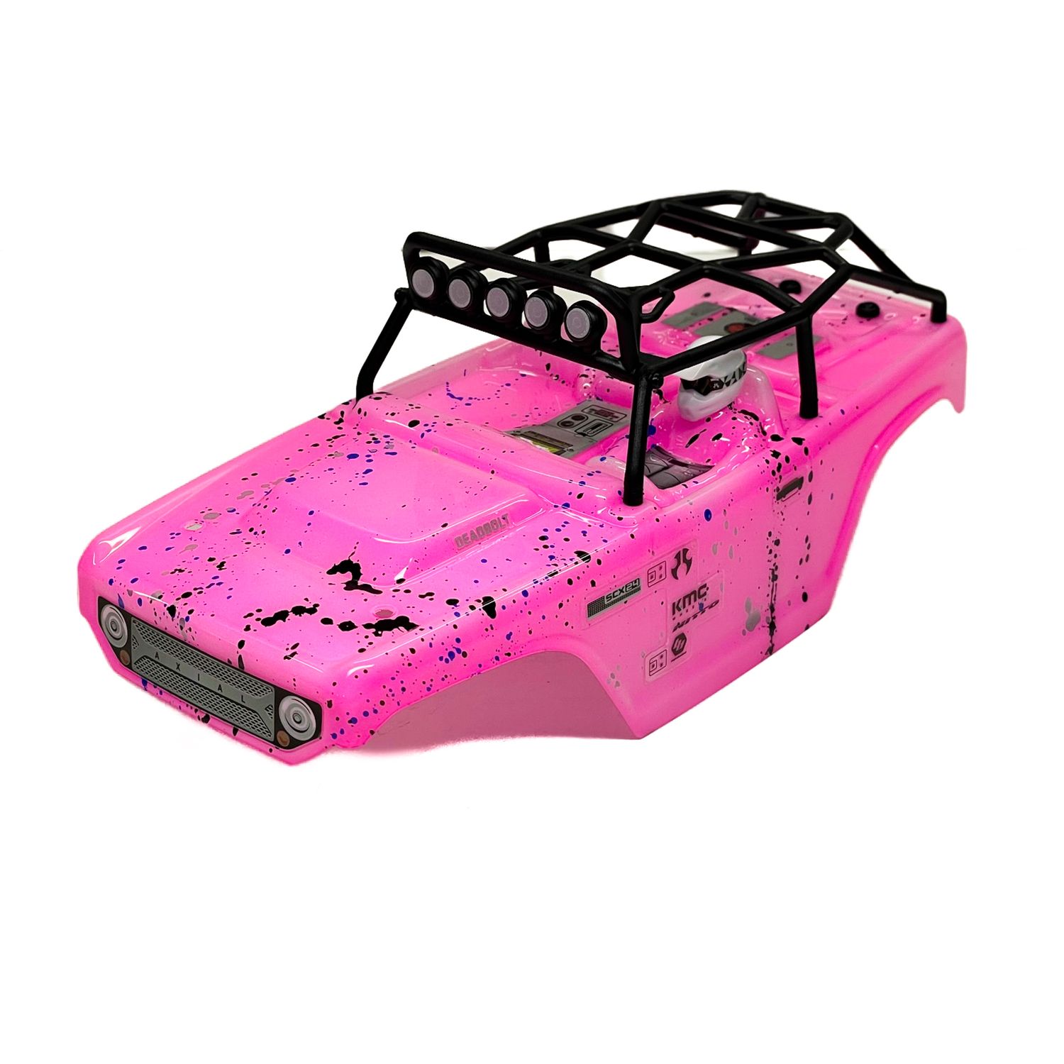 Radz Custom Painted 1/24 Deadbolt Body - Pink w/Splatter