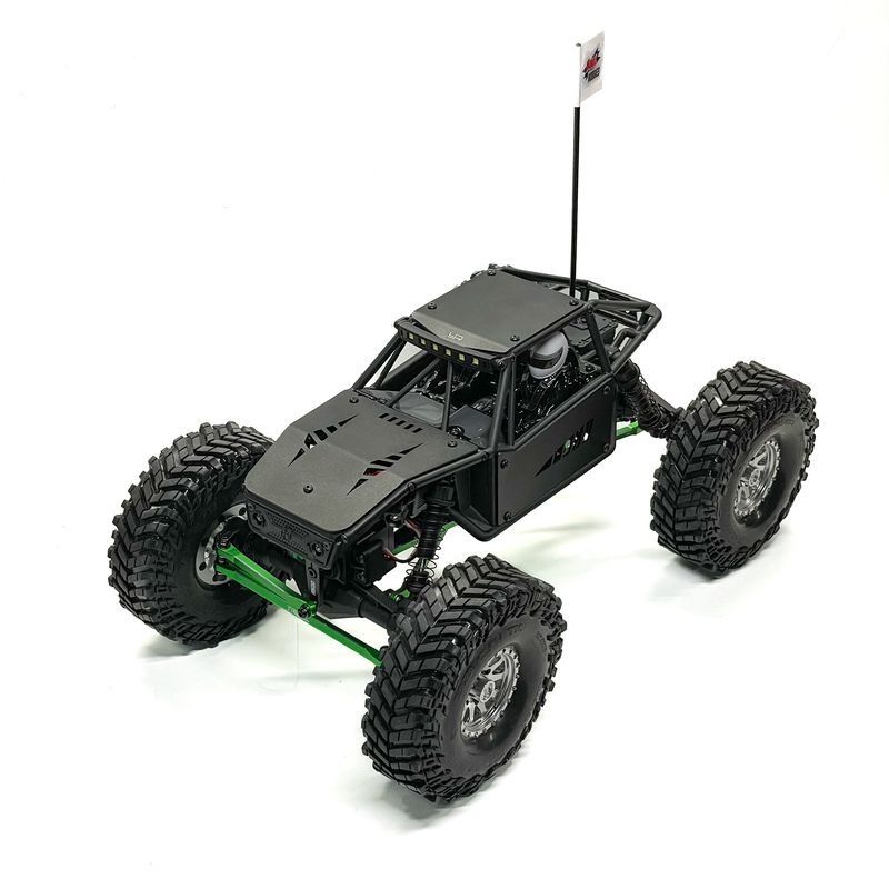 1/18 Radz Custom Axial Capra UTB18 RTD (Black Metal/Green)